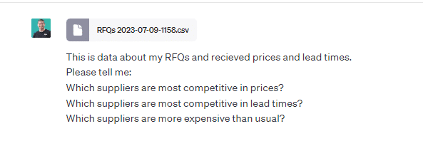 analysis of the RFQ data - prompt