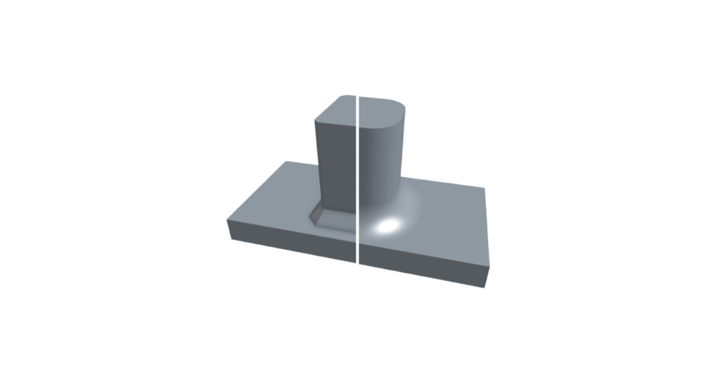 chamfer vs fillet