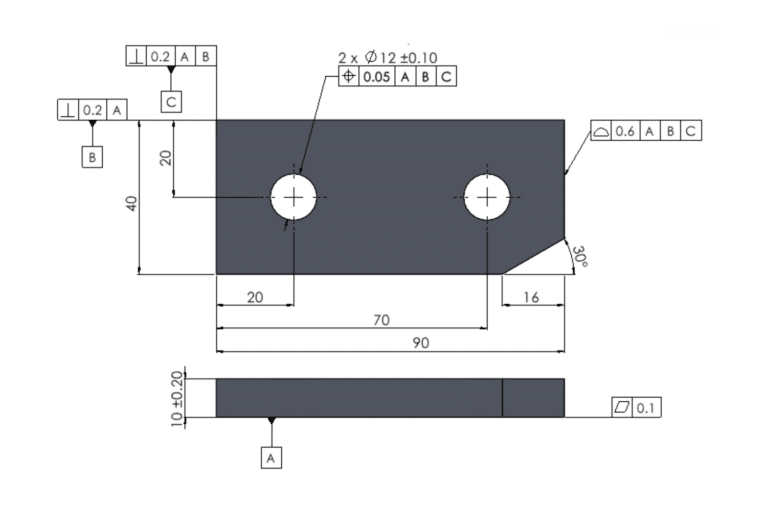 How to define part tolerances for CNC machining (GD&T basics)
