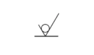 white background black check mark