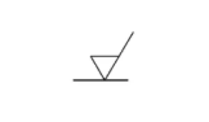 white background black check mark